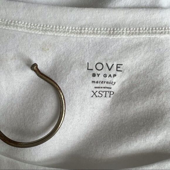 Nwt Love By Gap White Maternity Tank Top Xs - Picture 11 of 11